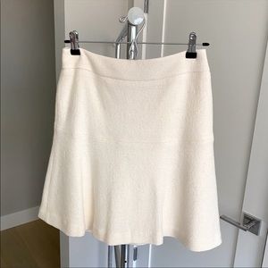 Almost New White Wool Skirt for Autumn or Winter